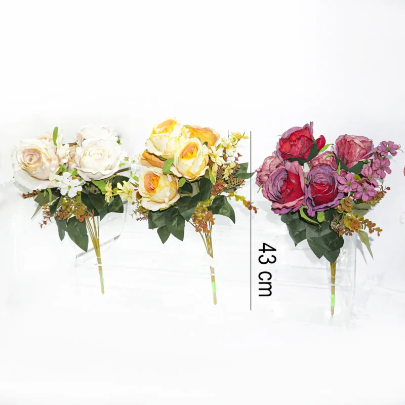 ROSA OTOÑAL X9PCS 45CM