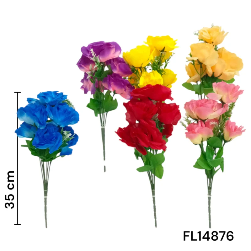 ROSA ABIERTA X 7 FLORES