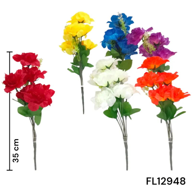 CRISTANTEMO X 7 FLORES SURTIDOS COLORES