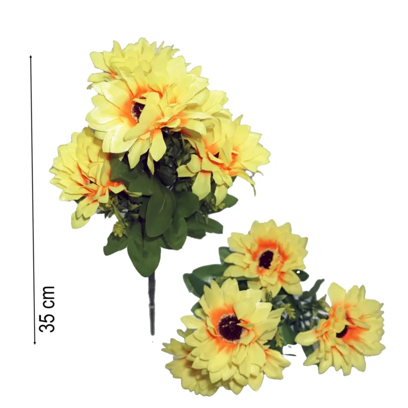 GIRASOL RAMO X5PCS 35CM
