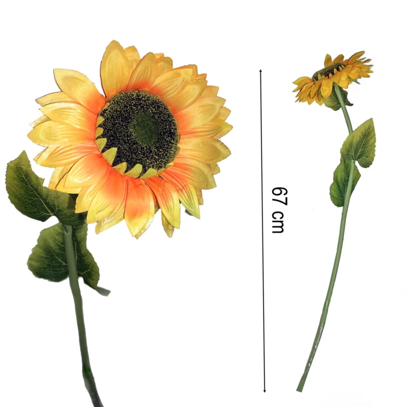 GIRASOL SUELTO FLOR X23CM X67CM LARGO