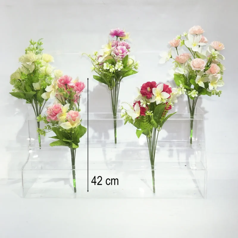 CLAVEL CON LIRIO X9PCS 40CM