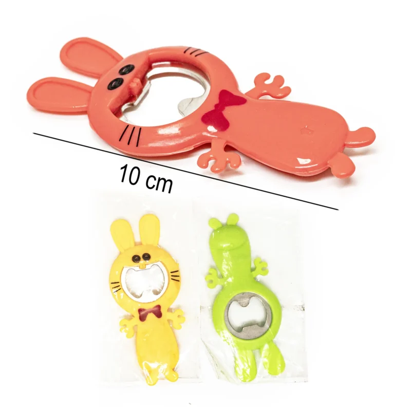 DESTAPADOR ANIMAL DE PLASTICO 10X 5CM