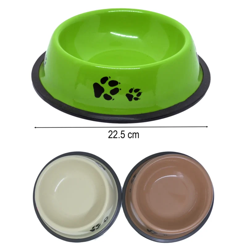 PLATO PARA MASCOTA 22CM X 5CM 4 COLORES