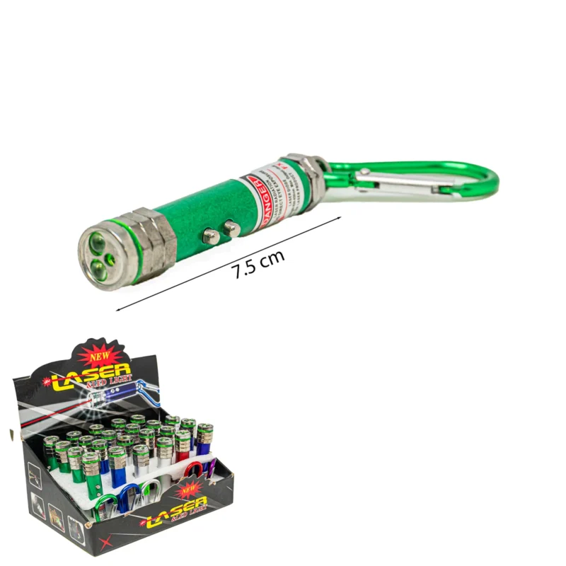 LINTERNA CON 3 FUNCIONES 1CMÃÂ7.5CM KLQ-98