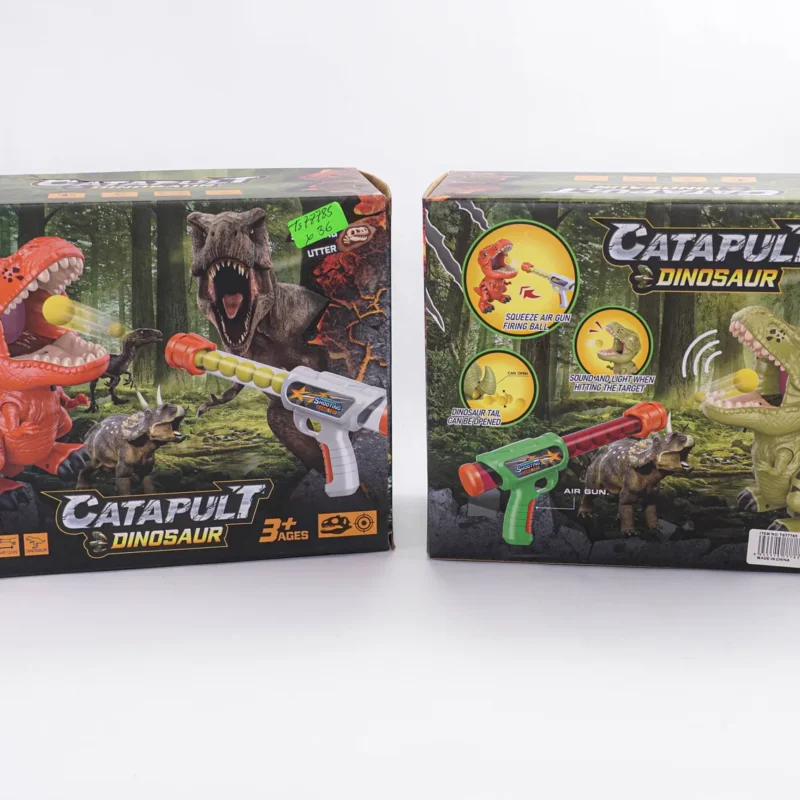 PISTOLA DE DINOSAURIO DE JUGUETE