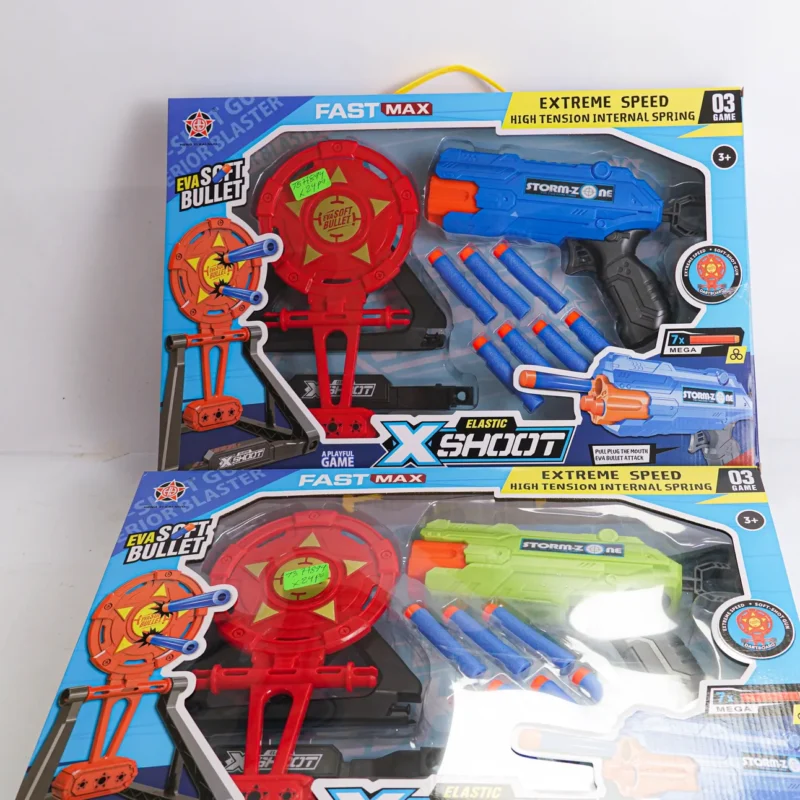 PISTOLA CON BALAS DE GOMA