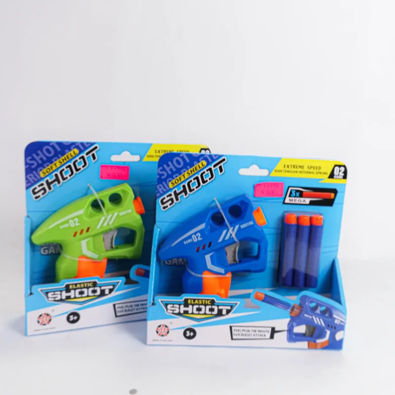 PISTOLA CON BALAS DE GOMA