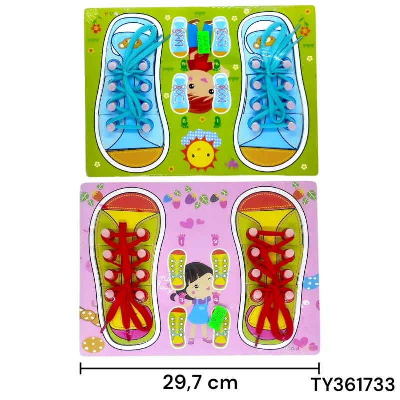 TABLA DIDACTICA PARA ATAR ZAPATOS