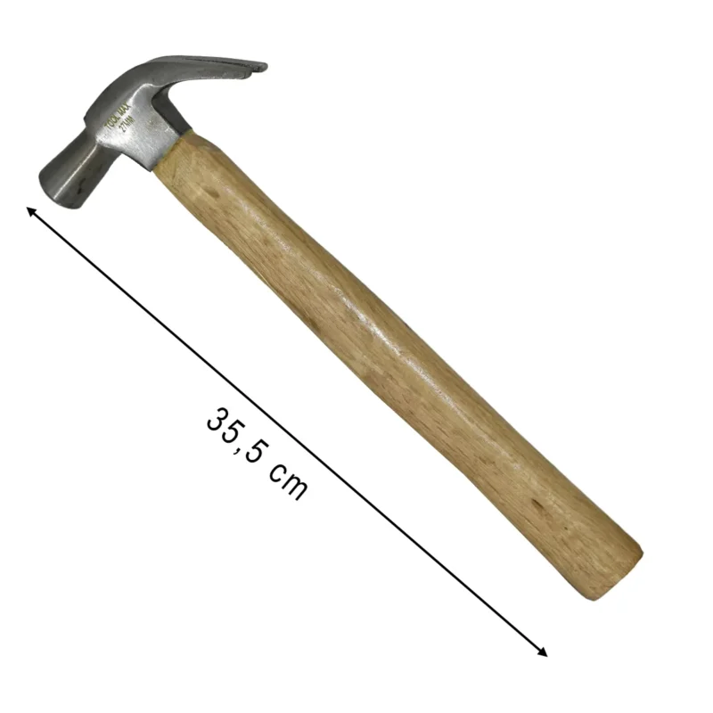 MARTILLO MANGO DE MADERA 27 MM  TOOLMAX