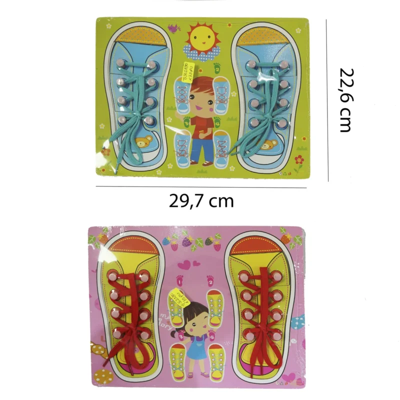 TABLA DIDACTICA PARA ATAR ZAPATOS