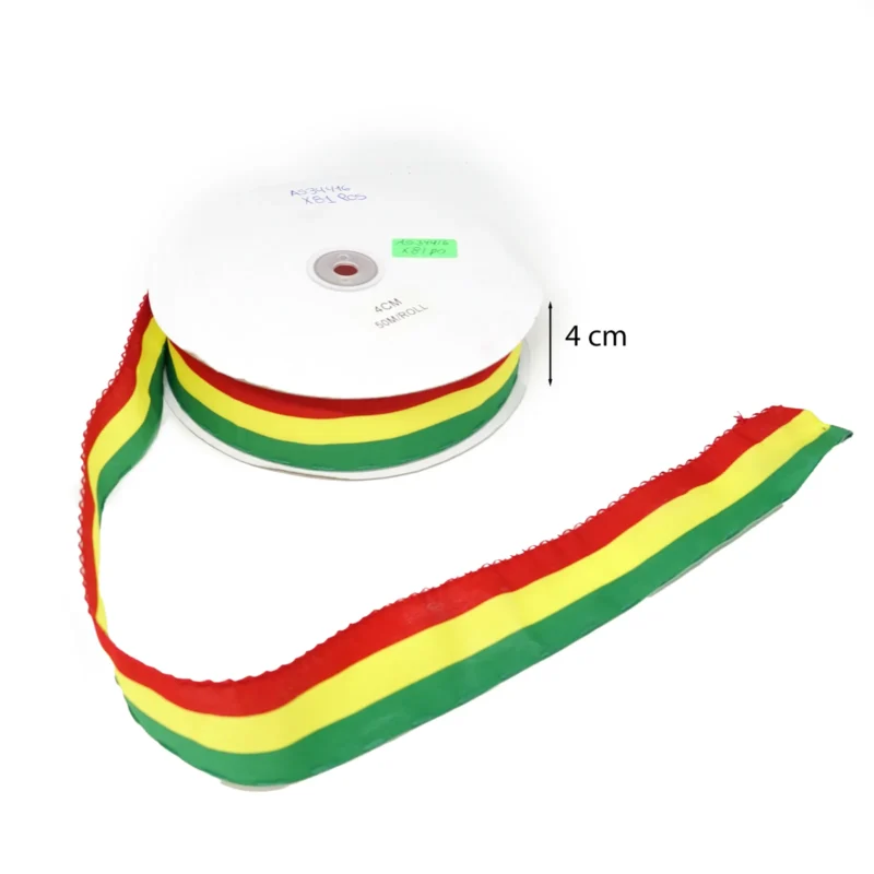CINTA PARA ESCARAPELA CON HILO DE 4 CM
