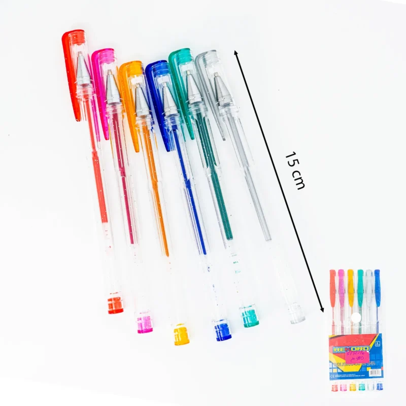 COLOR PEN WITHOUT GLITTER 6PCS SET