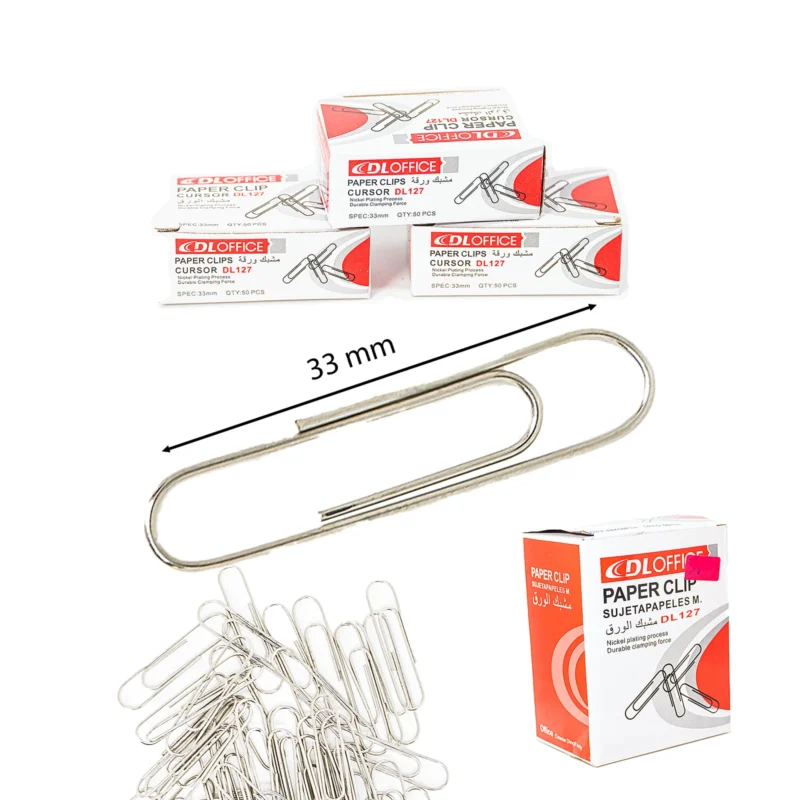 CLIP PARA PAPEL 50 Pcs 33mm