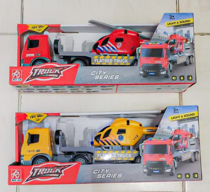 CAMION A FRICCION CON LUCES