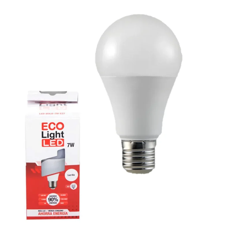 ECO YT-A55-1- 7W E27 6400K COLORBOX