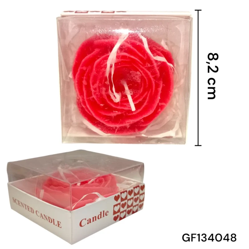 VELA AROMATICA DE ROSA