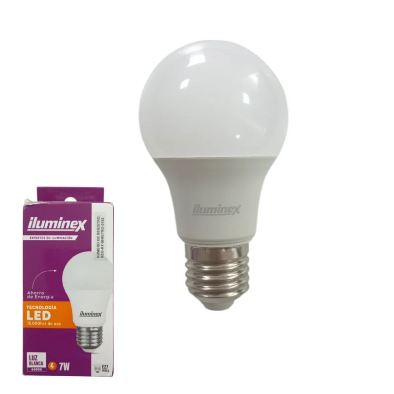 LED BULB TM-A55-5 7W E27 6400K COLORBOX
