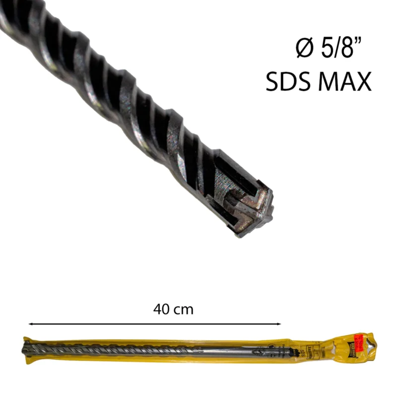 BROCA SDS PLUS MAX 5/8" X 400MM PUNTA CRUZ