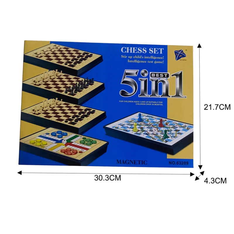 JUEGO DE MESA 5 EN 1